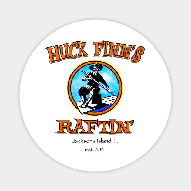 Huck Finn's Raftin' Magnet by Retro-Matic